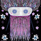 Alien Space Flowers pillow case
