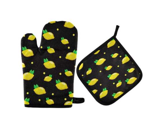 Lemon Life Pot Holders Set 🍋